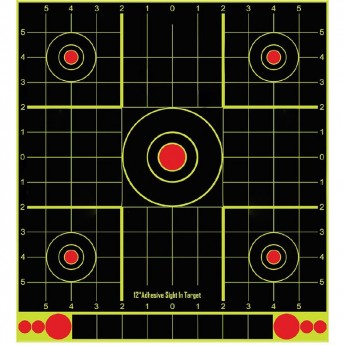 Мишень самоклеящаяся осыпающаяся STALKER, квадратная, 30.5х30.5 см, 25 штук