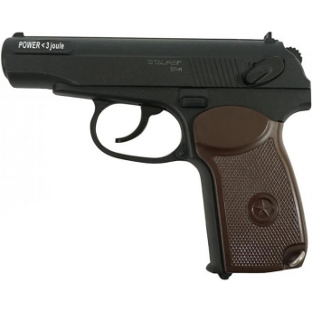 Пневматический пистолет STALKER SPM (аналог ПМ) пластик, черн. 4,5 мм (ST-12051PM)