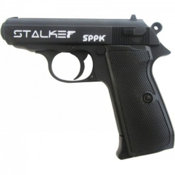 Пневматический пистолет STALKER SPPK (аналог Walther PPK/S) металл, черн. 4,5 мм (ST-21061P)